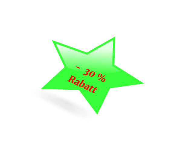 -  30 % Rabatt